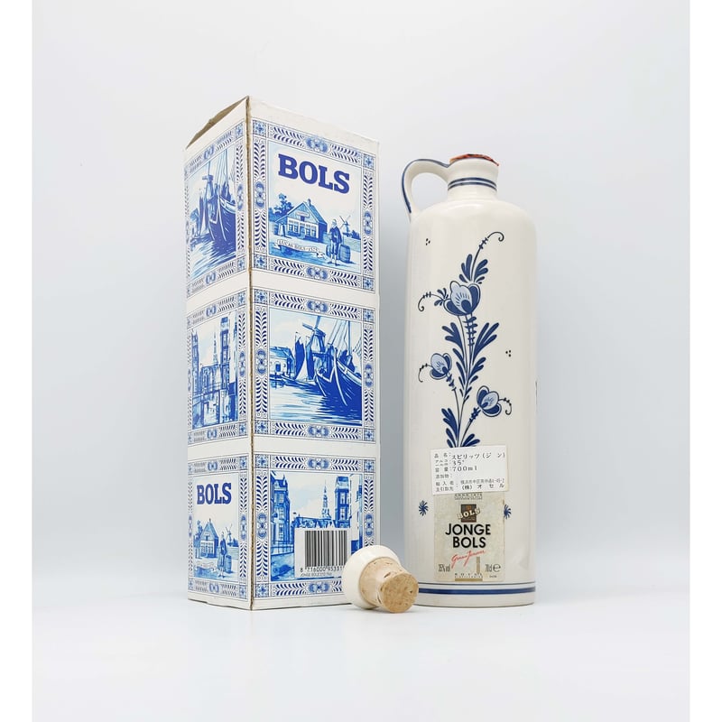 ボルス ヤングジュネヴァ BOLS JONGE Graan Jenever Blue Delf