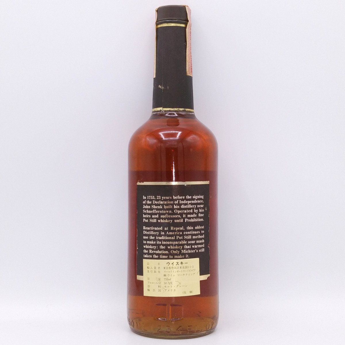 特級 ミクターズ 101プルーフ MICHTER'S POT STILL 101PROOF O 特級 ミクターズ 101プルーフ MICHTER'S POT STILL 101PROOF O