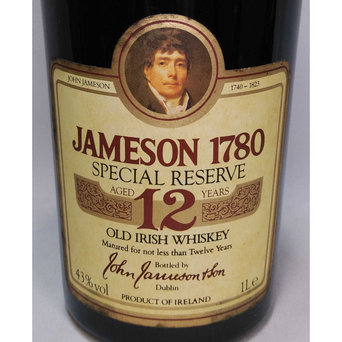ジェムソン1780 12年 JAMESON 1780 OLD IRISH WHISKEY 12 ジェムソン1780 12年 JAMESON 1780 OLD IRISH WHISKEY 12
