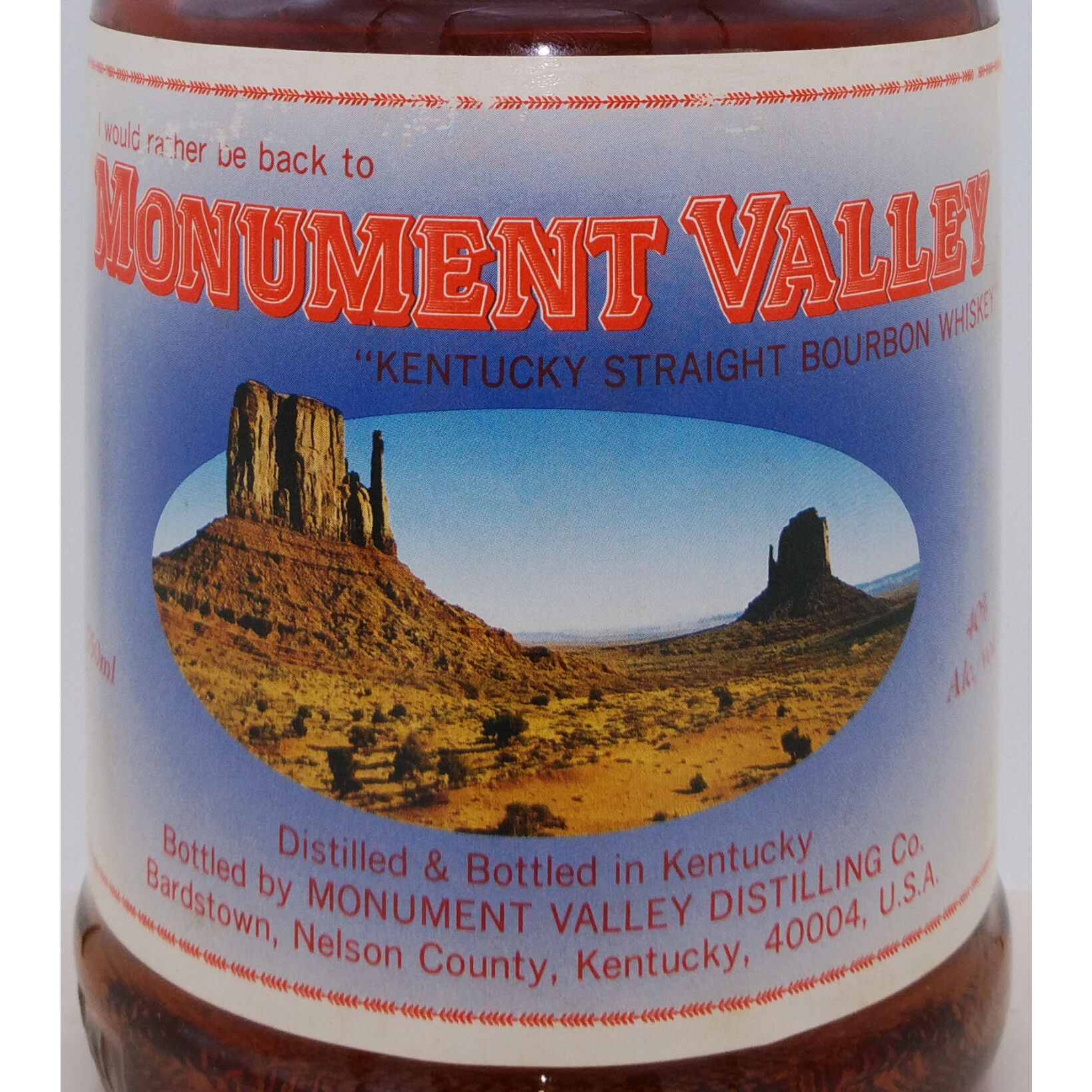 【未開封】Monument Valley 12年ケンタッキー・バーボン original