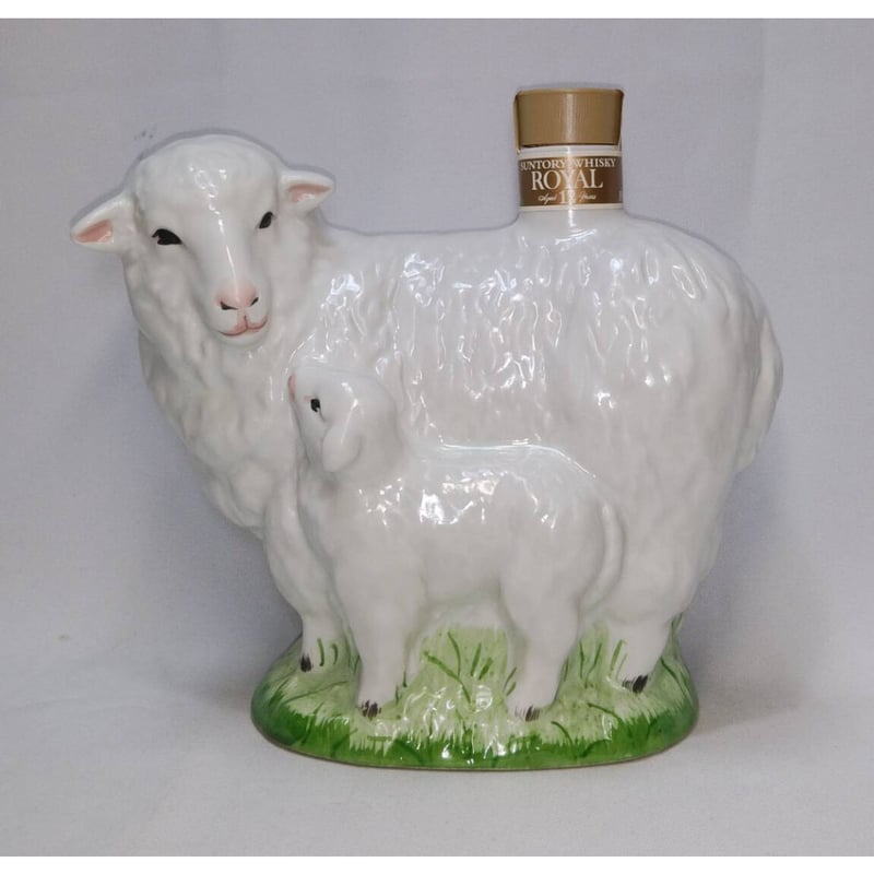 2003年　サントリーウイスキー 未歳 羊 ヒツジ 陶器 干支ボトル 600ml 2003年 サントリーウイスキー 未歳 羊 ヒツジ 陶器 干支ボトル
