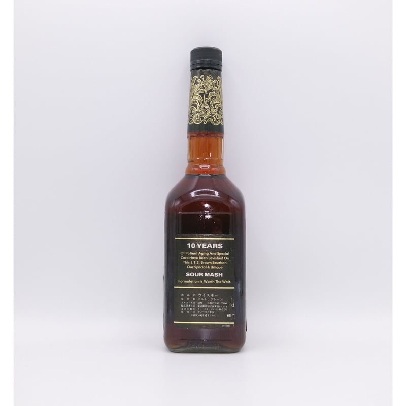 J.T.S ブラウン 10年 J.T.S.BROWN 10years old KENTUCKY J.T.S ブラウン 10年 J.T.S.BROWN 10years old KENTUCKY