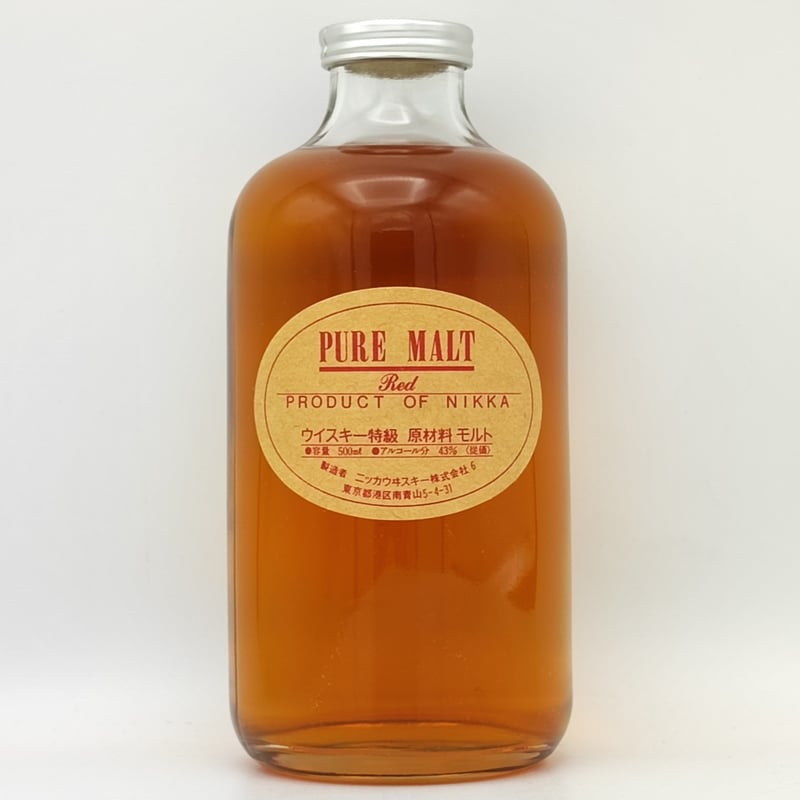 特級 ニッカウヰスキー ピュアモルト レッド NIKKA WHISKY PURE 特級 ニッカウヰスキー ピュアモルト レッド NIKKA WHISKY PURE
