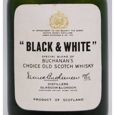 特級 ブラック＆ホワイト　BLACK & WHITE SPECIAL BLEND OF BUCHANAN'S CHOICE OLD SCOTCH WHISKY