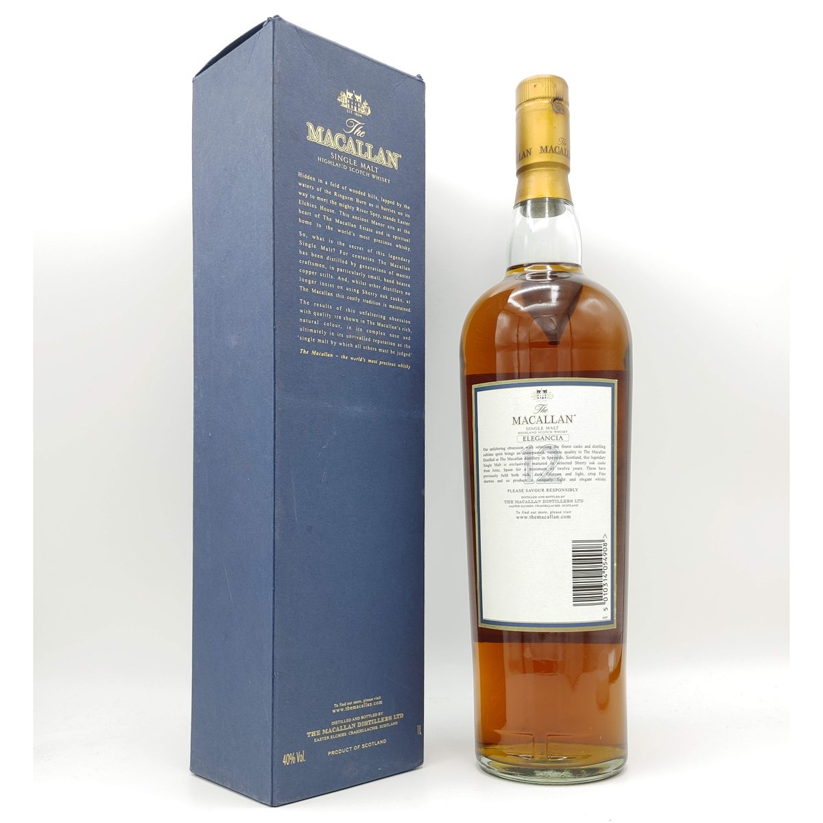 The MACALLAN ザ マッカラン12年エレガンシア　箱付き未開封