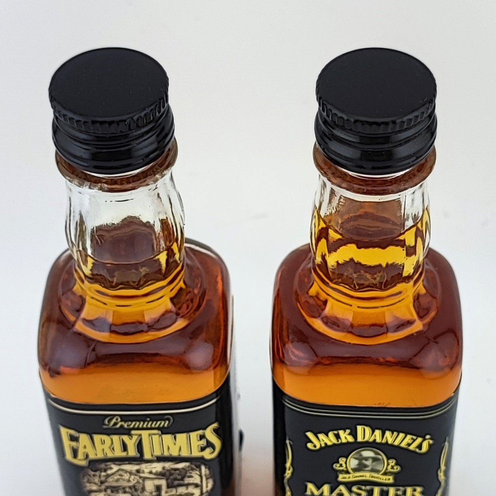 Jack Daniel's & アーリータイムズ ウイスキーセット　箱付き ジャックダニエル マスターディスティラー & アーリータイムズ