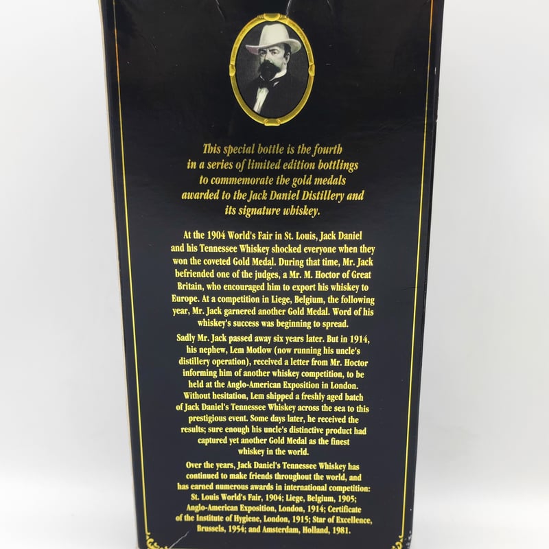 Jack Daniel's 1914 Gold Medal London,England SP