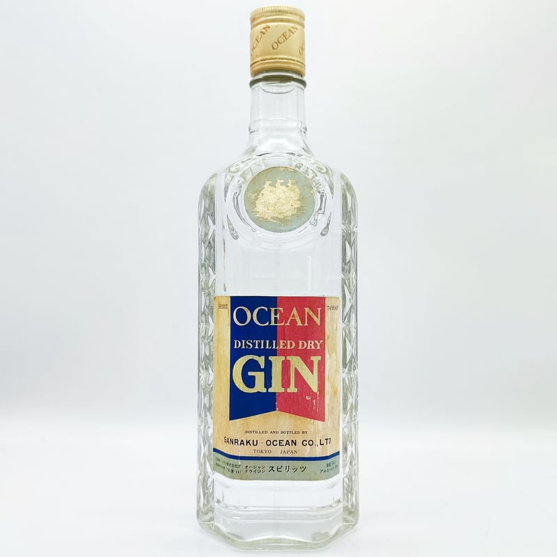 【古酒】オーシャンスロージン　三楽 オーシャン ドライ ジン OCEAN DISTILLED DRY GIN 【三楽