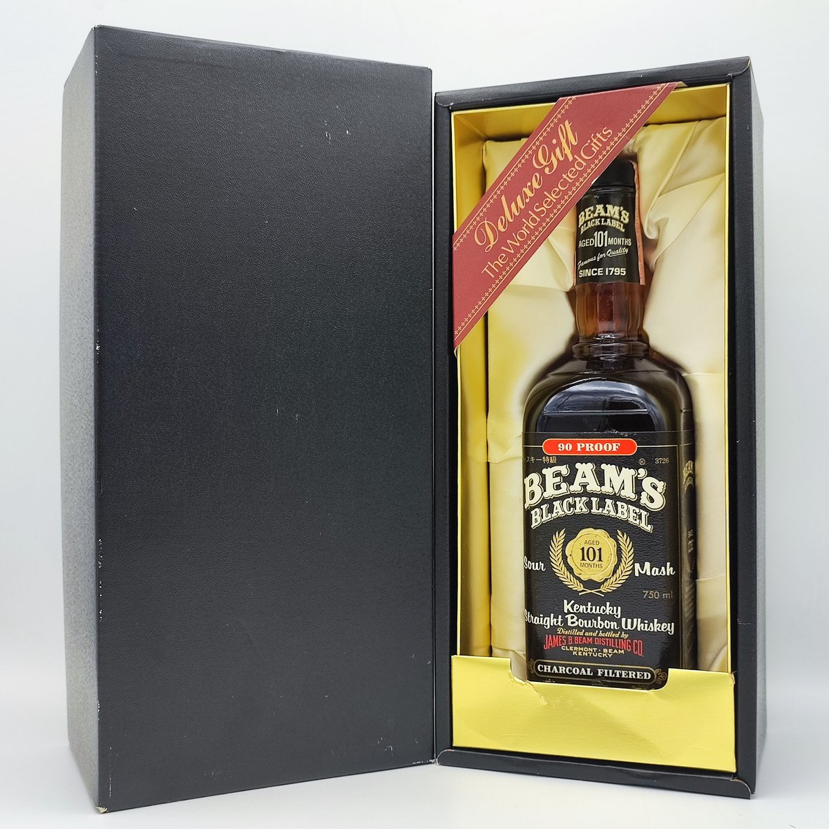 バーボン古酒 Beam's ビームス ブラックラベル 青紙封印