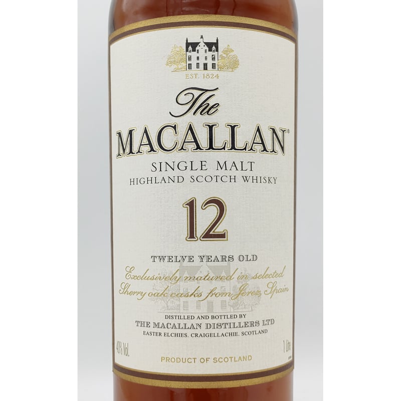ザ マッカラン 12年 The MACALLAN 12years old SINGLE MAL ザ マッカラン 12年 The MACALLAN 12years old SINGLE MAL