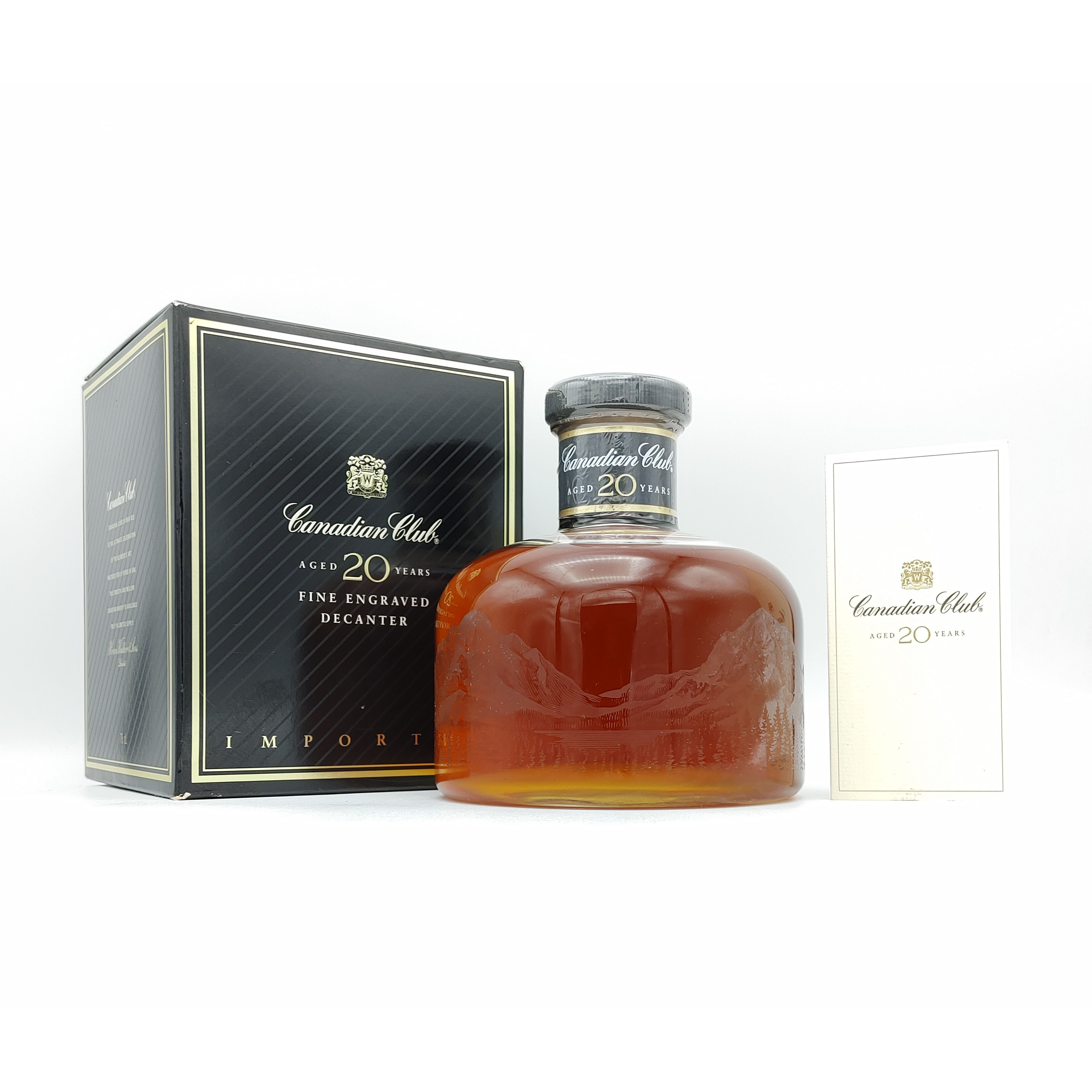 未開栓 カナディアンクラブ 20年 エングレイブド デカンター 750ml original