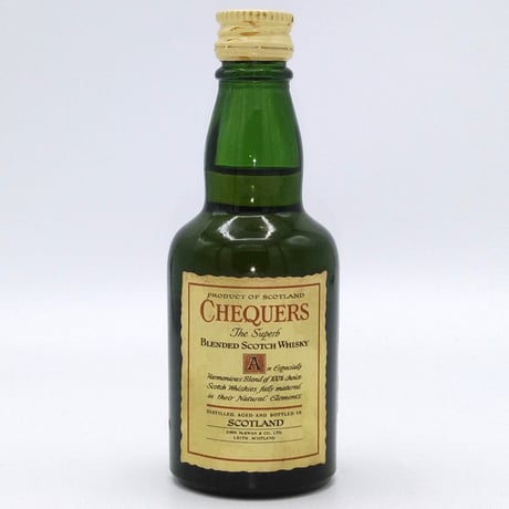チェッカーズ ブレンデッド スコッチウイスキー　CHEQUERS The Superb BLENDED SCOTCH WHISKY