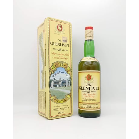 グレンリベット 12年 クラシックゴルフコース　The GLENLIVET 12years old CLASSIC GOLF COURSES OF SCOTLAND Royal Dornoch