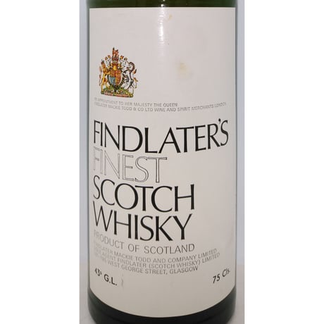 特級 フィンドレイター ファイネスト　FINDLATER'S FINEST SCOTCH WHISKY