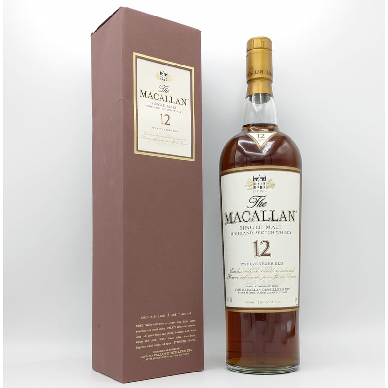 ザ マッカラン 12年 The MACALLAN 12years old SINGLE MAL