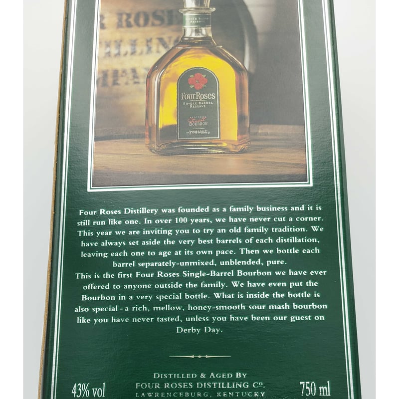 フォアローゼズ シングルバレル リザーブ Four Roses SINGLE フォアローゼズ シングルバレル リザーブ Four Roses SINGLE