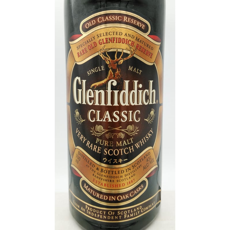 送料無料/新品】 Glenfiddich クラシック グレンフィディック Classic