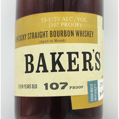 ベイカーズ7年　BAKER'S aged 7years 107proof KENTUCKY STRAIGHT BOURBON WHISKEY【Booker's Club】