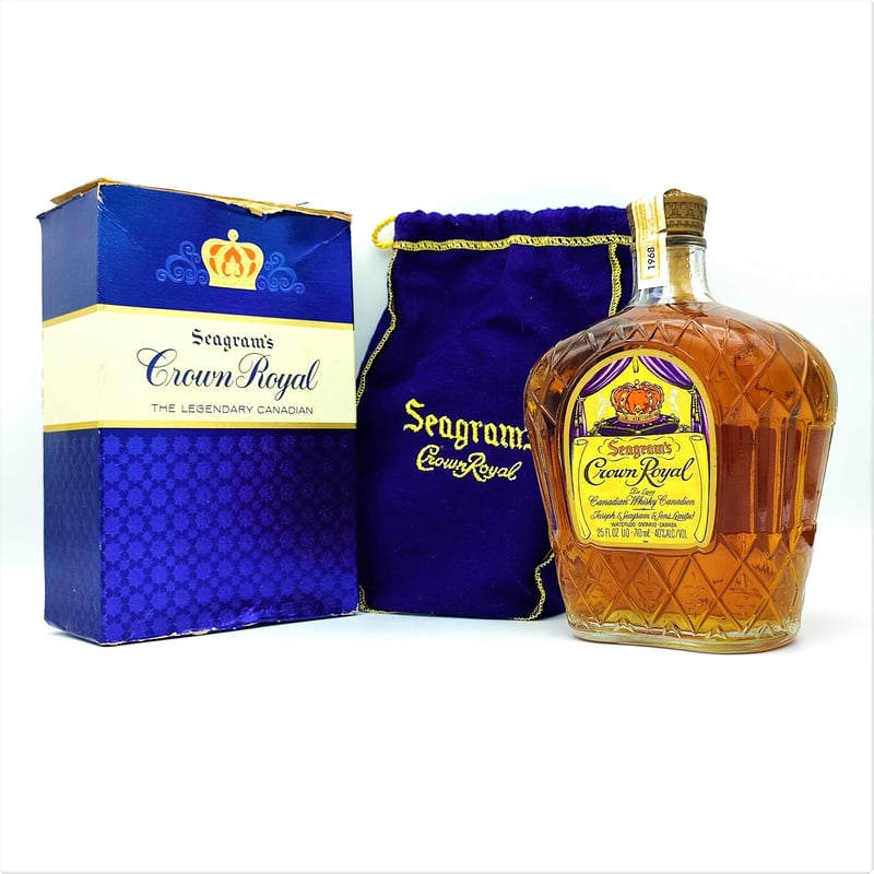 従価 クラウンローヤル 1967 Seagram's Crown Royal Fine De 従価 クラウンローヤル 1967 Seagram's Crown Royal Fine De
