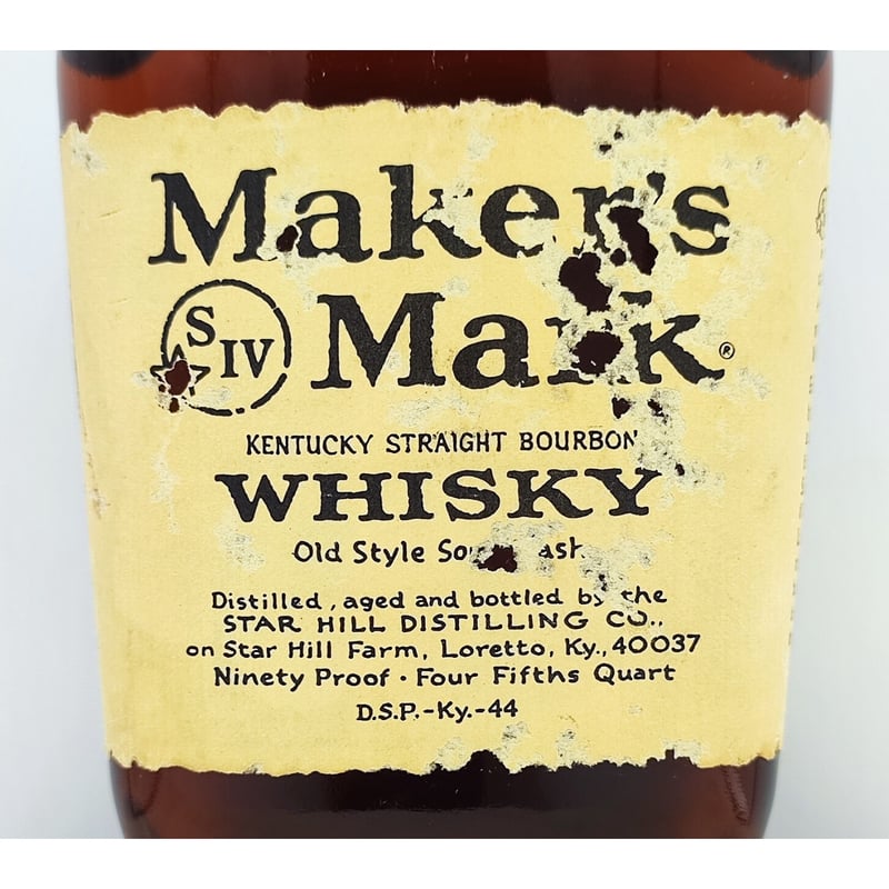 特級 メーカーズマーク Maker's Mark Old Style Sour Mash BO 特級 メーカーズマーク Maker's Mark Old Style Sour Mash BO