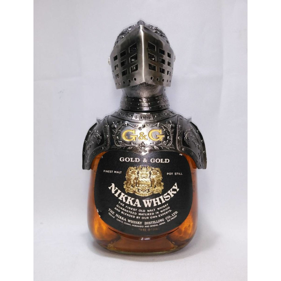 ニッカ ウィスキー 兜 NIKKA WHISKY GOLD & GOLD 白 ニッカ ウィスキー 兜 NIKKA WHISKY GOLD & GOLD 白