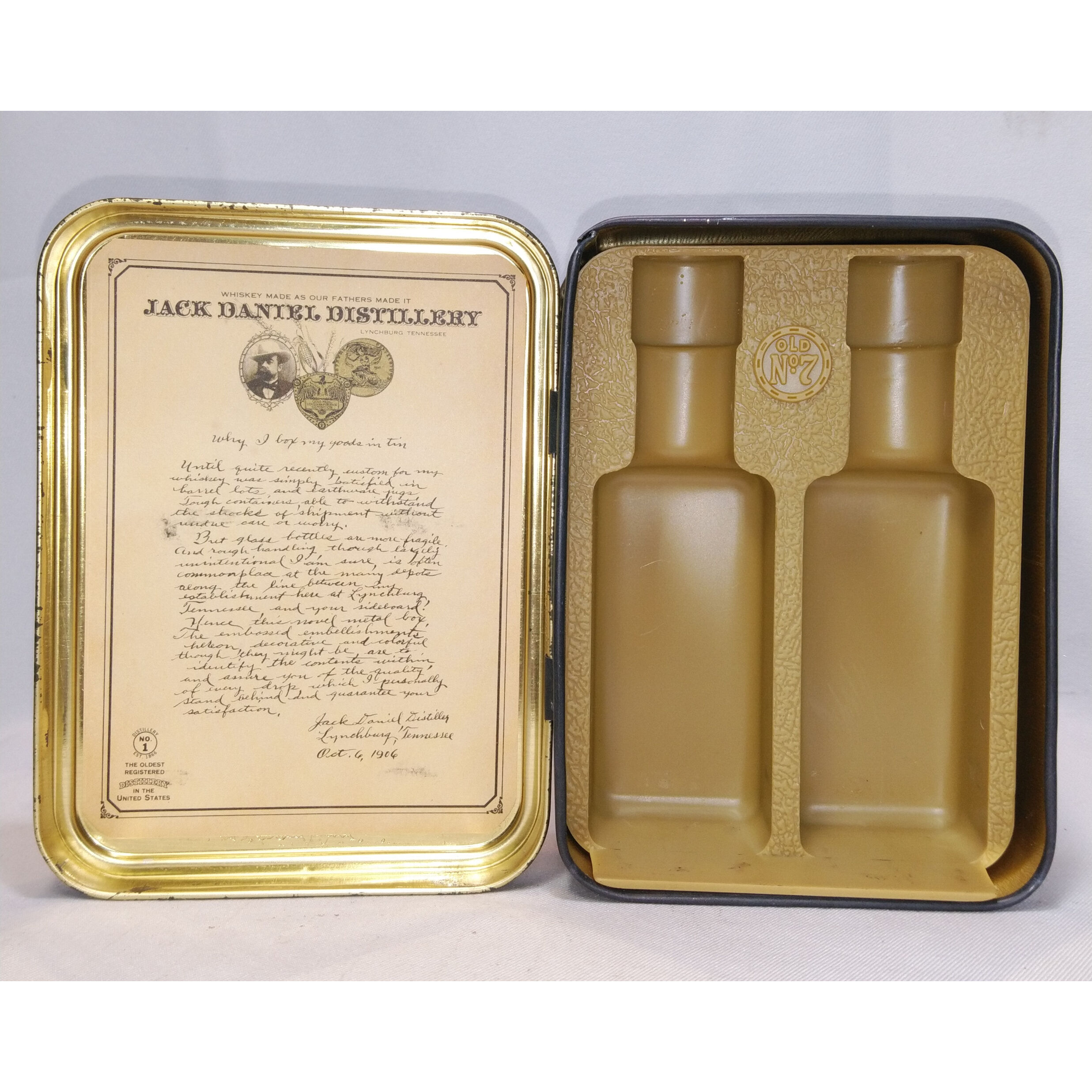 ジャックダニエル ティンボックス入り JACK DANIEL'S OLD TIME Old N