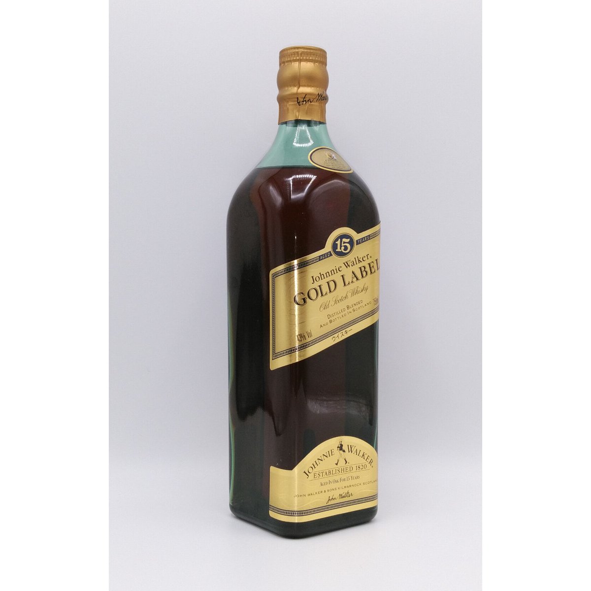 未開栓 ジョニーウォーカー 15年 ゴールドラベル JOHNNIE WALKER GOLD ...