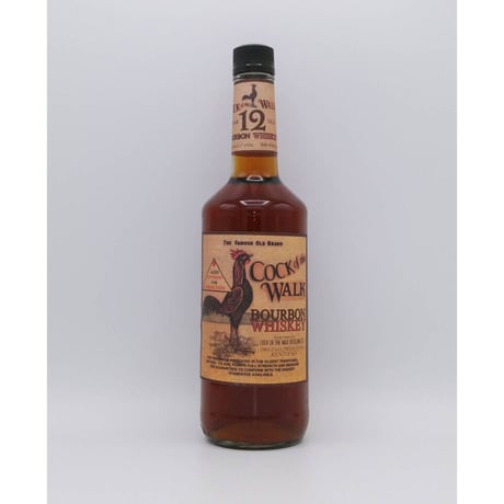 COCK of the WALK 12years old THE FAMOUS OLD BRAND BOURBON WHISKEY AGED IN WOOD FOR PERFECTION