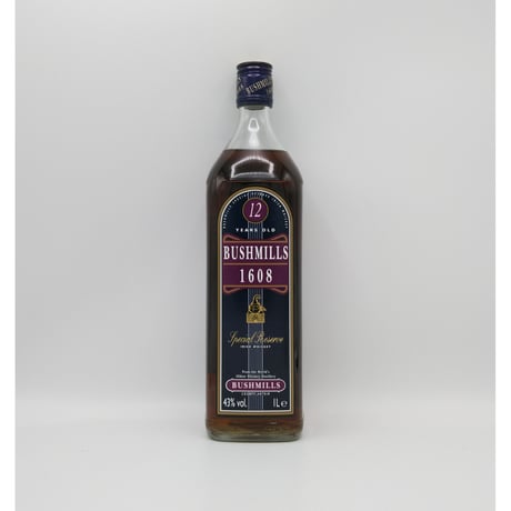 ブッシュミルズ 12年 スペシャルリザーブ　BUSHMILLS 1608 Special Reserve 12years old IRISH WHISKEY