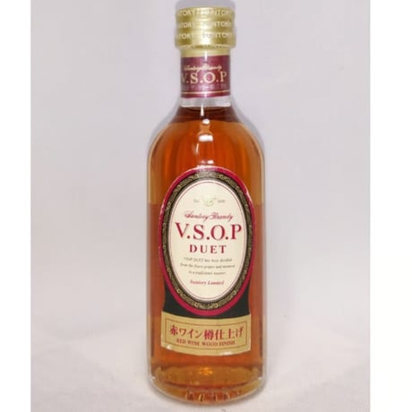 サントリーブランデーVSOP デュエット 赤ワイン樽仕上げ　Suntory Brandy V.S.O.P DUET RED WINE WOOD FINISH