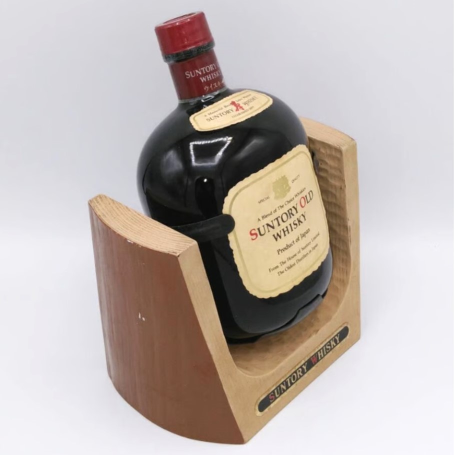 【限定品】サントリー オールド 4ℓ瓶 専用台座付き サントリーオールドウィスキー 4000ml台座付き 空き瓶 - メルカリ