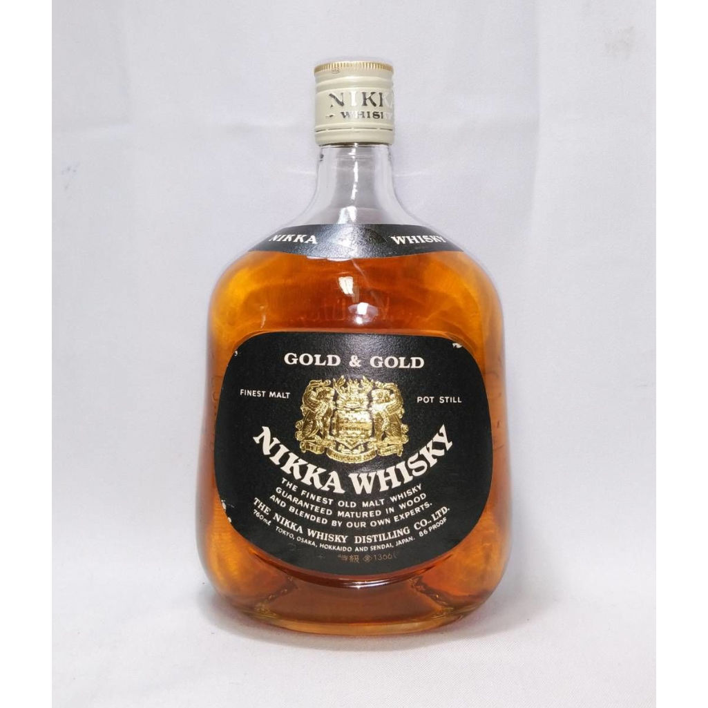 特級 ニッカウヰスキーG&G 西洋カブト付き NIKKA GOLD&GOLD THE FINE