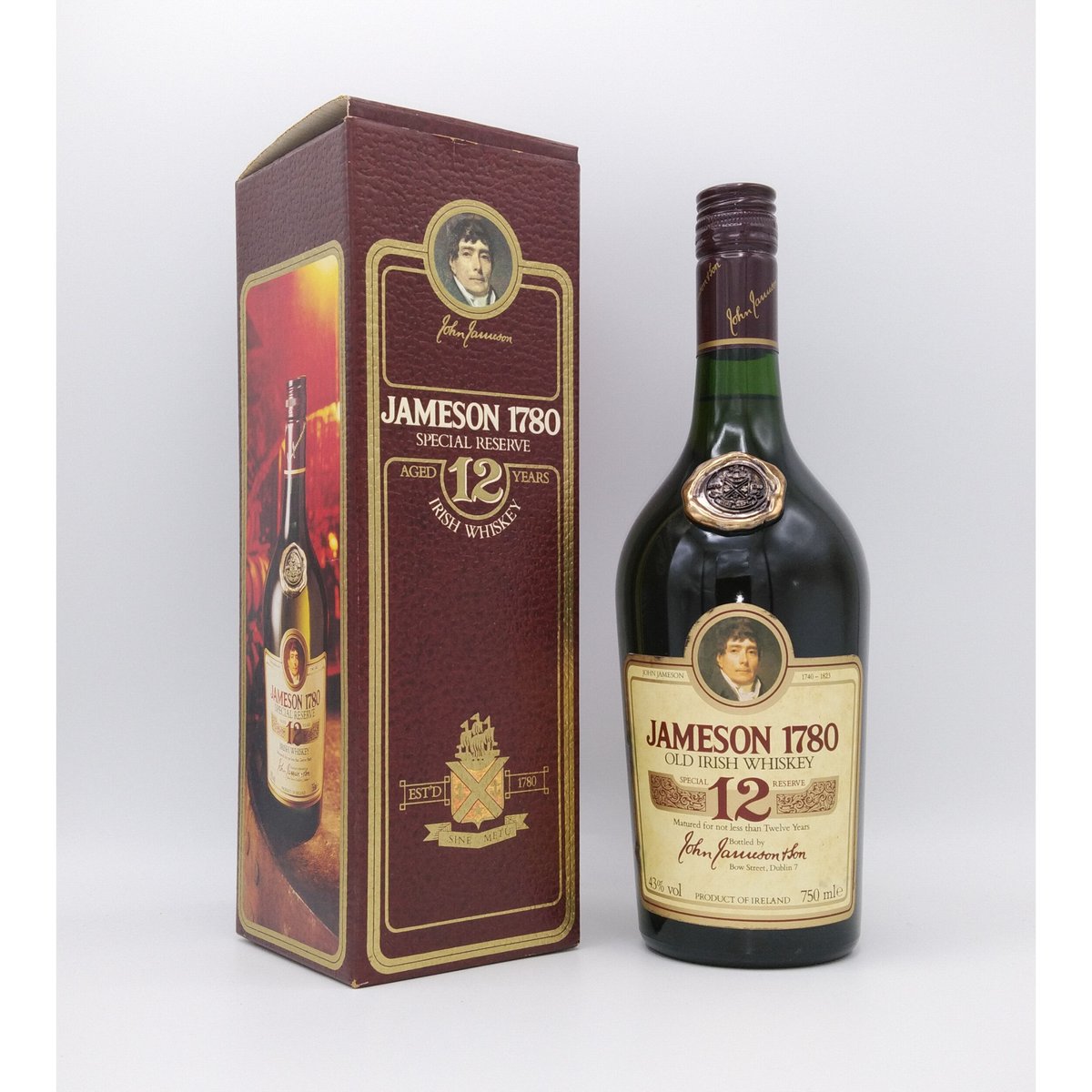 ジェムソン1780 12年 JAMESON 1780 OLD IRISH WHISKEY 12