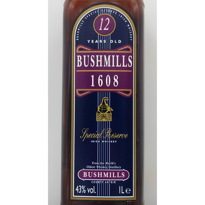 ウイスキー BUSHMILLS 1608 12 Years Old 1L Bushmills 12 Year Old Single Malt – Grain & Vine | Natural