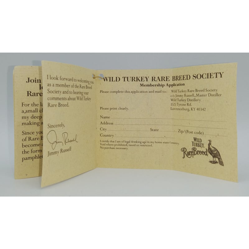 ワイルドターキー レアブリード WILD TURKEY Rare Breed KENTUCKY ワイルドターキー レアブリード WILD TURKEY Rare Breed KENTUCKY
