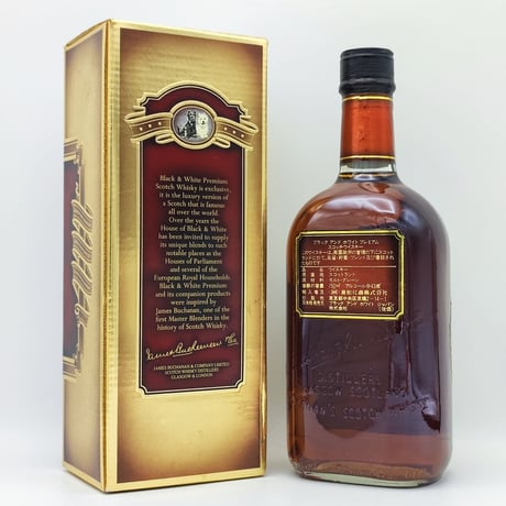 特級 ブラック＆ホワイト 12年 プレミアム　Black ＆ White 12years old PREMIUM SCOTCH WHISKY