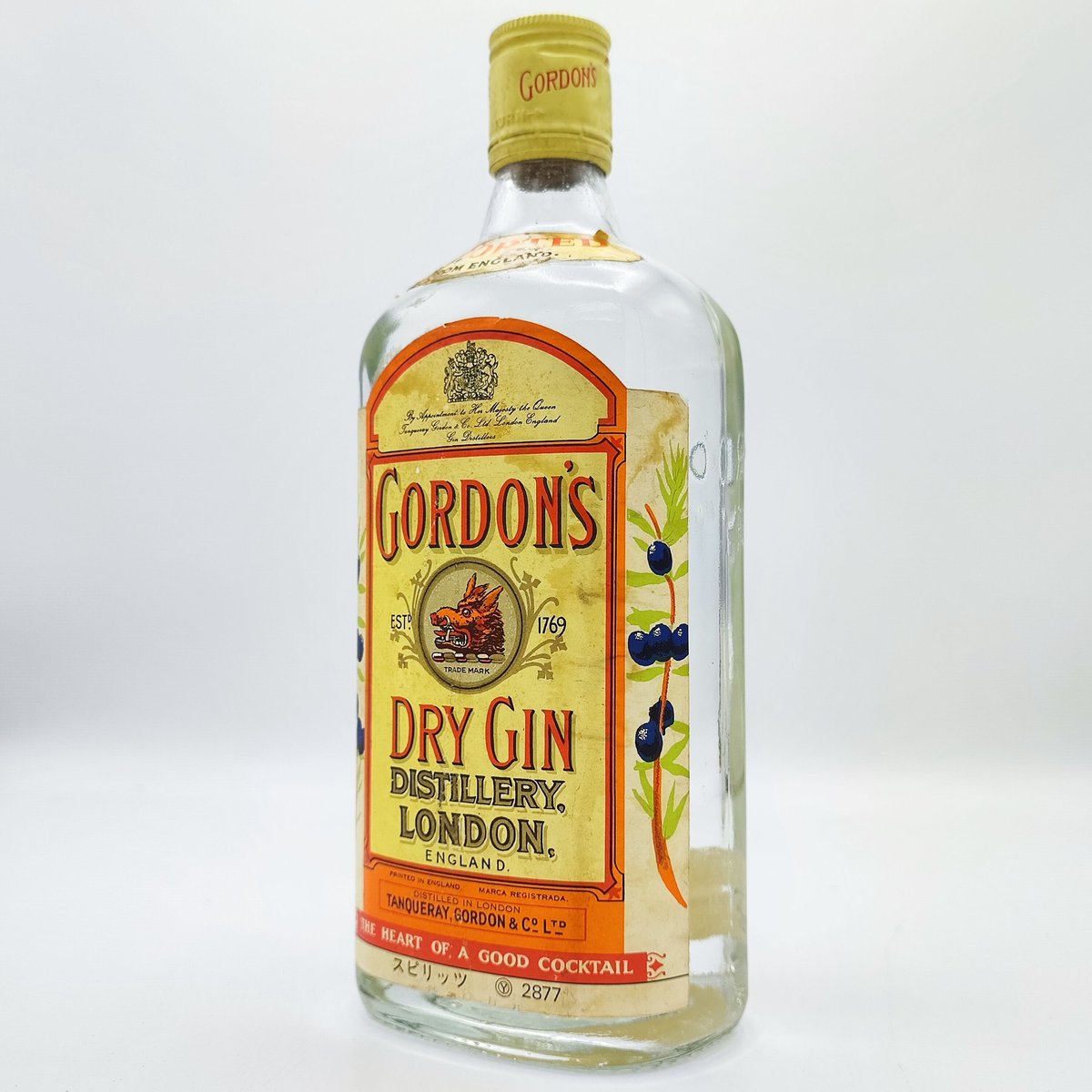 従価 ゴードン ロンドン ドライ ジン GORDON'S LONDON DRY GIN | ノ