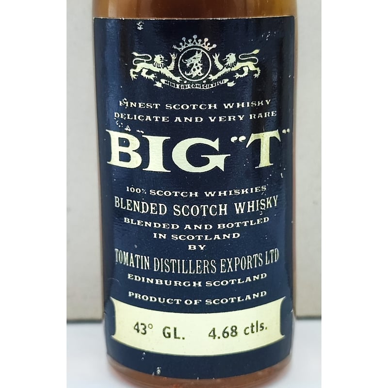特級 BIG ''T'' FINEST SCOTCH WHISKY DELICATE AND
