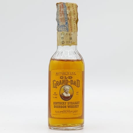 特級 オールドグランダッド 4年　OLD GRAND-DAD 4years old KENTUCKY STRAIGHT BOURBON WHISKEY【1964-1968】