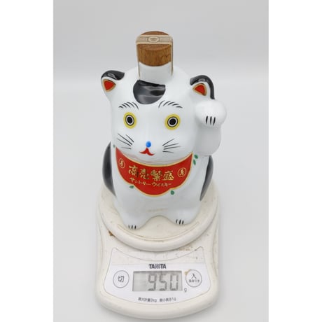 サントリー ピュアモルト ウイスキー 山崎 商売繁盛〈まねき猫型ボトル〉【PURE MALT WHISKY YAMAZAKI】