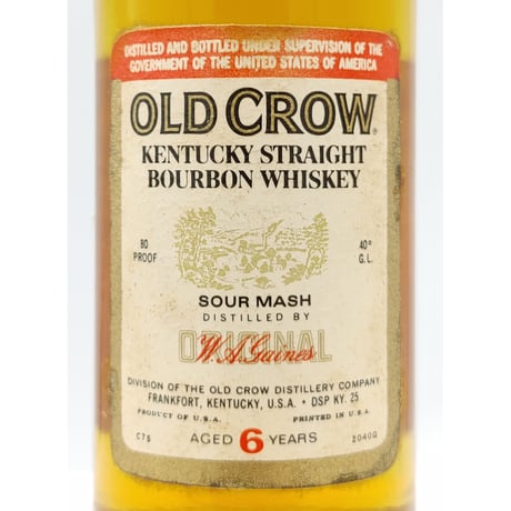 特級 オールドクロウ 6年　OLD CROW 6years old KENTUCKY STRAIGHT BOURBON WHISKEY