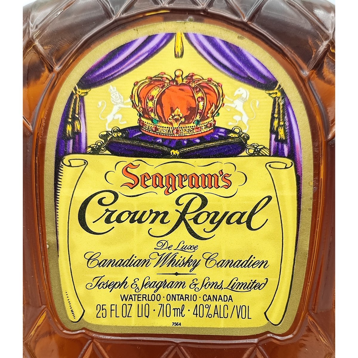 70年代ヴィンテージボトルホルダーSeagram's Crown Roya