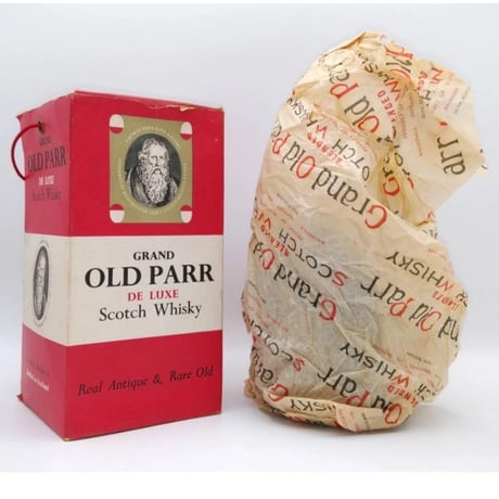 特級 オールドパー デラックス ティンキャップ　Grand Old Parr Deluxe Scotch Whisky REAL ANTIQUE AND RARE OLD Tin Cap