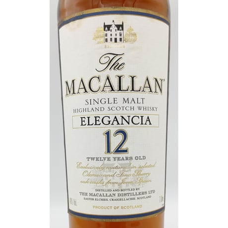 ザ マッカラン 12年 エレガンシア　The MACALLAN 12years old ELEGANCIA SINGLE MALT HIGHLAND SCOTCH WHISKY