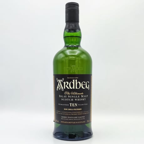 アードベッグ 10年　Ardbeg 10years old The Ultimate ISLAY SINGLE MALT SCOTCH WHISKY NON CHILL-FILTERED