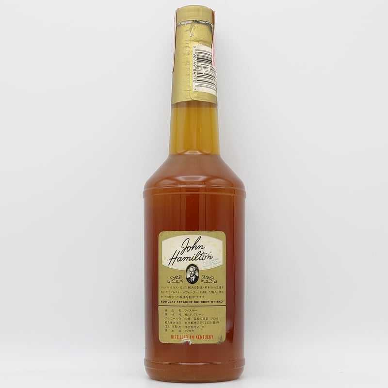 ジョンハミルトン 4年 未開栓 オールドボトル 古酒 バーボン 終売品 90年代 2025年最新】終売品バーボンの人気アイテム - メルカリ
