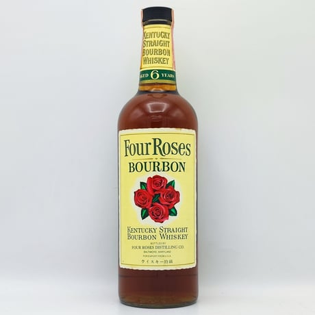 特級 フォアローゼズ 6年　Four Roses 6years old KENTUCKY STRAIGHT BOURBON WHISKEY