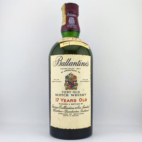 特級 バランタイン 17年 赤青 旗 紋章　Ballantine's 17years old VERY OLD SCOTCH WHISKY