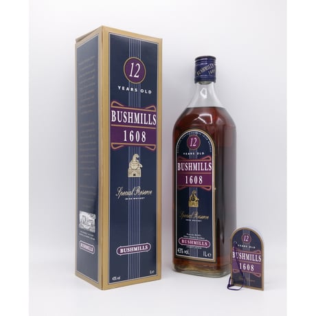 ブッシュミルズ 12年 スペシャルリザーブ　BUSHMILLS 1608 Special Reserve 12years old IRISH WHISKEY