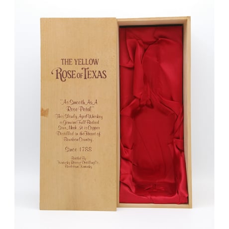 イエローローズオブテキサス15年　THE YELLOW ROSE OF TEXAS 15years old KENTUCKY STRAIGHT BOURBON WHISKEY